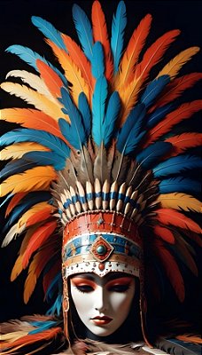 Quadro Decorativo Indigenas 2200