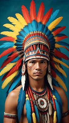Quadro Decorativo Indigenas 2205