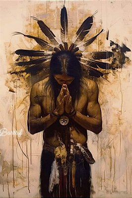 Quadro Decorativo Indigenas 2225