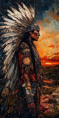 Quadro Decorativo Indigenas 2237