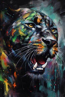 Quadro Decorativo Leopardos 2260
