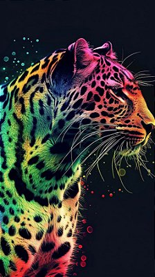 Quadro Decorativo Leopardos 2266