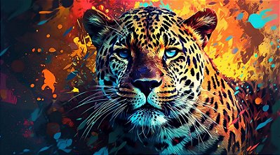 Quadro Decorativo Leopardos 2269