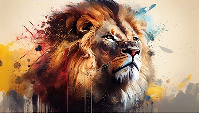 Quadro Decorativo Leões 2381