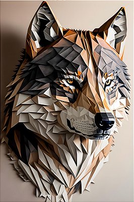Quadro Decorativo Lobos 2487