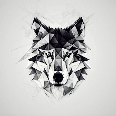 Quadro Decorativo Lobos 2497