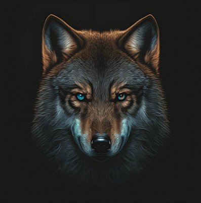 Quadro Decorativo Lobos 2502