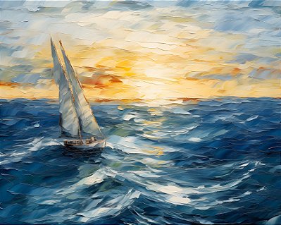 Quadro Decorativo Barcos e Canoas 3059