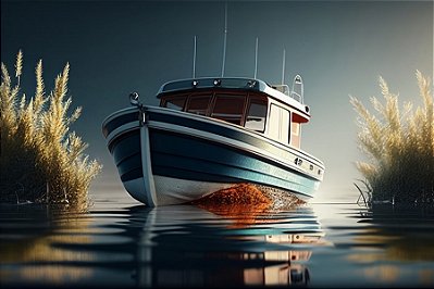 Quadro Decorativo Barcos e Canoas 3189