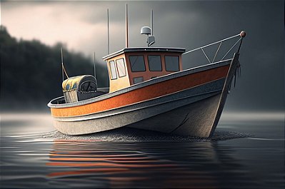 Quadro Decorativo Barcos e Canoas 3190