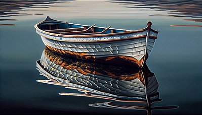 Quadro Decorativo Barcos e Canoas 3208