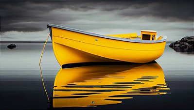 Quadro Decorativo Barcos e Canoas 3209
