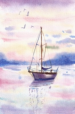 Quadro Decorativo Barcos e Canoas 3229