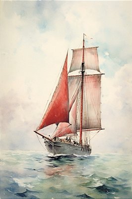 Quadro Decorativo Barcos e Canoas 3267