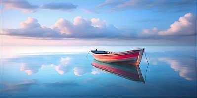 Quadro Decorativo Barcos e Canoas 3291