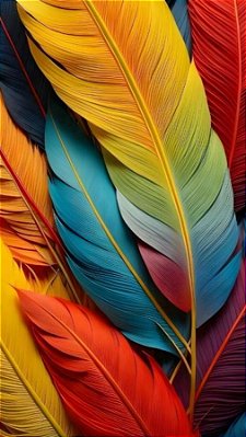 Quadro Decorativo Penas 3542