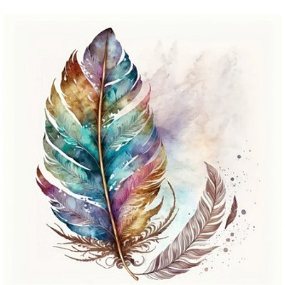 Quadro Decorativo Penas 3578