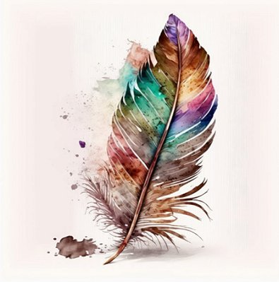 Quadro Decorativo Penas 3579