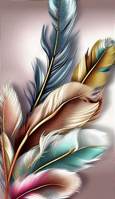Quadro Decorativo Penas 3604