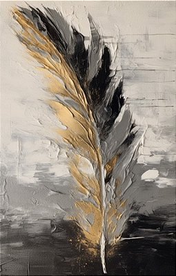 Quadro Decorativo Penas 3619