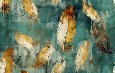 Quadro Decorativo Penas 3629