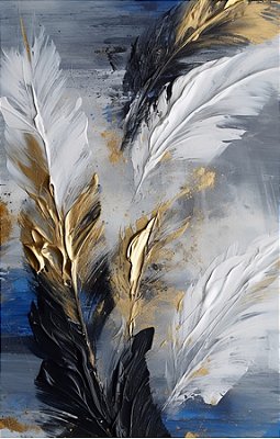 Quadro Decorativo Penas 3662