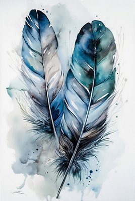 Quadro Decorativo Penas 3678
