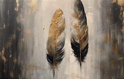 Quadro Decorativo Penas 3688