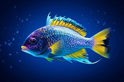 Quadro Decorativo Peixes 3698