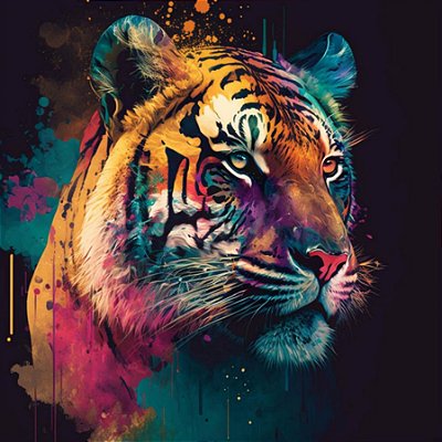 Quadro Decorativo Tigres 4076