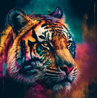 Quadro Decorativo Tigres 4078