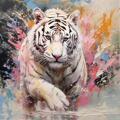 Quadro Decorativo Tigres 4081
