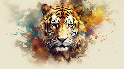 Quadro Decorativo Tigres 4082