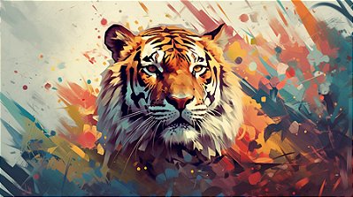 Quadro Decorativo Tigres 4090