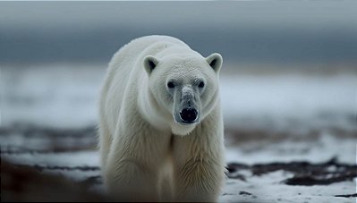 Quadro Decorativo Urso Polar 4111