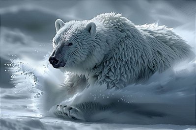 Quadro Decorativo Urso Polar 4116