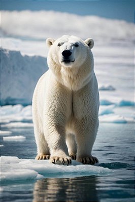 Quadro Decorativo Urso Polar 4120