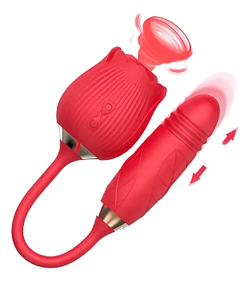 Vibrador e Sugador SOPHIE + De 10 Vibrações Com Pulsação