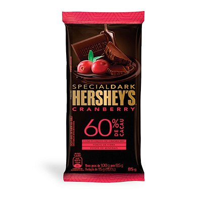 HERSHEY´S TABLETE CHOCOLATE SPECIAL CRAMBERRY 85g