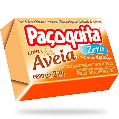 PACOQUITA COM AVEIA ZERO 22g