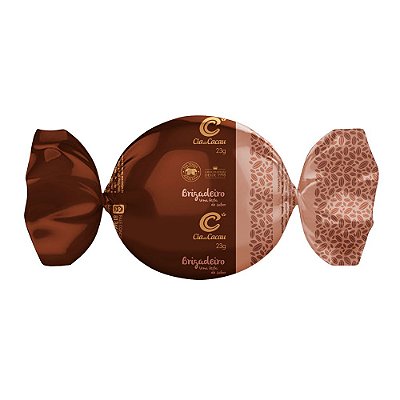 TRUFA CIA DO CACAU CHOCOLATE E COM RECHEIO DE BRIGADEIRO 23g