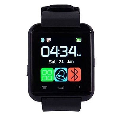 Relógio Smart Watch Bluetooth U8 Preto