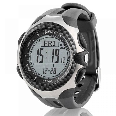 Relógio Smart Masculino Spovan Digital Mingo-L - Cinza e Prata