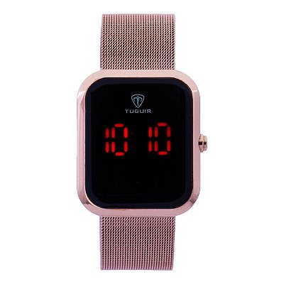 Relógio Unissex Tuguir Digital TG110 - Rosê