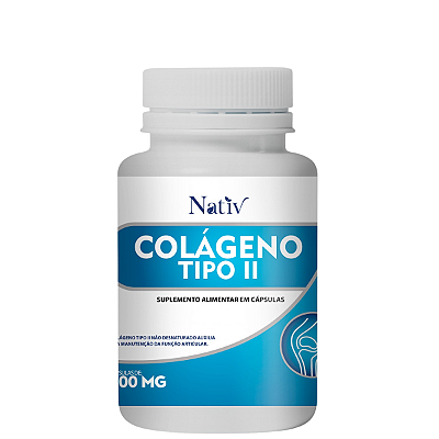 Colágeno Tipo 2 Nativ Premiun 120 Cap saúde das articulações