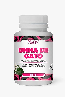 Unha de Gato - Nativ - 500mg - 120 Cápsulas