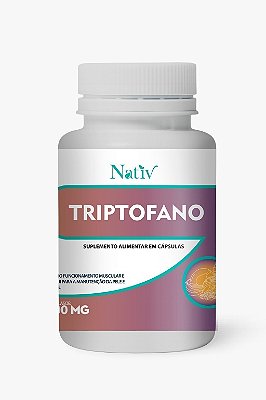 Triptófano - Nativ - 500mg- 120 Cápsulas