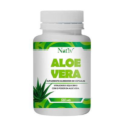 Suplemento Aloe Vera 500mg - 120 cápsulas