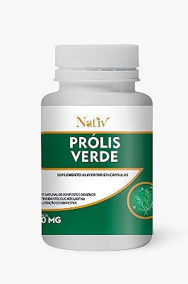 Própolis Verde - Nativ - 500mg - 60 Cápsulas