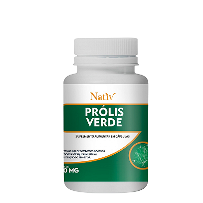 Própolis Verde - Nativ - 500mg - 120 Capsulas